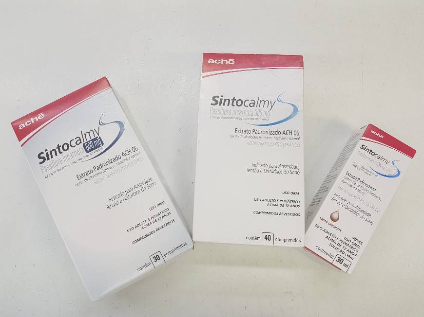 Fashion Sintocalmy 300mg e 600 mg (produto fitoterápico) 