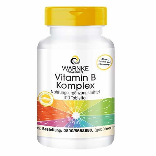 Producto Vitamina B Complex – Vegetariano – 100 cápsulas – Con todas las