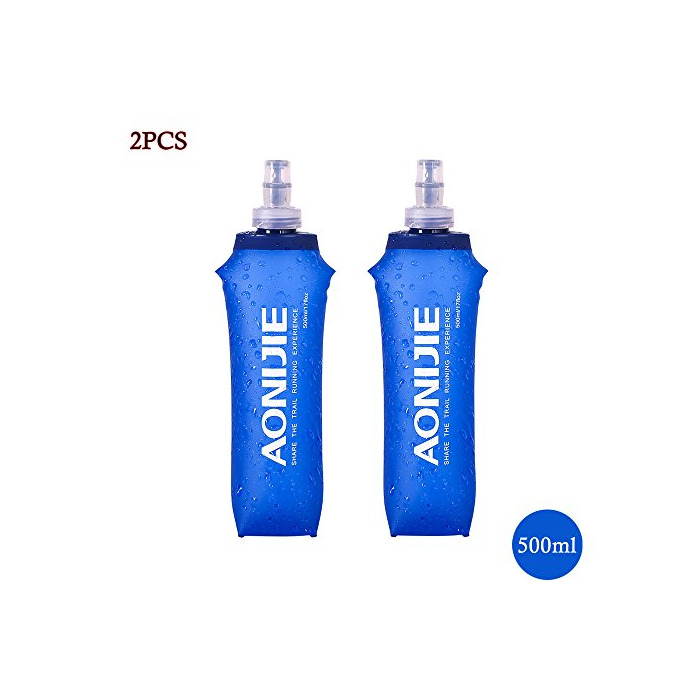 Product Docooler AONIJIE Botella de Agua Plegable de PVC Suave Deportiva BPA Corriente