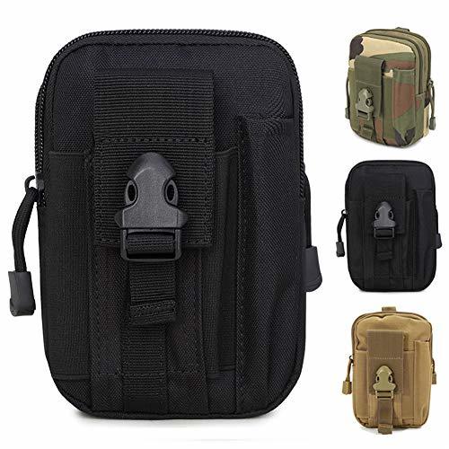 ZhaoCo Bolsa Compacta MOLLE EDC de Táctico, Bolsa de Cintura 1000D Nylon,