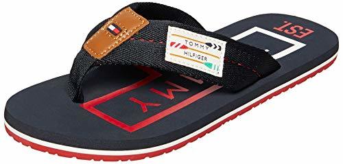 Producto Tommy Hilfiger Hilfiger Badge Beach Sandal, Sandalias con Punta Abierta para Hombre,