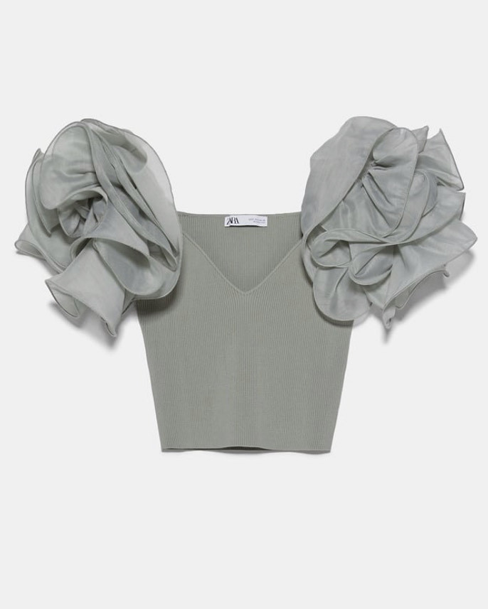 Products Crop top organza 