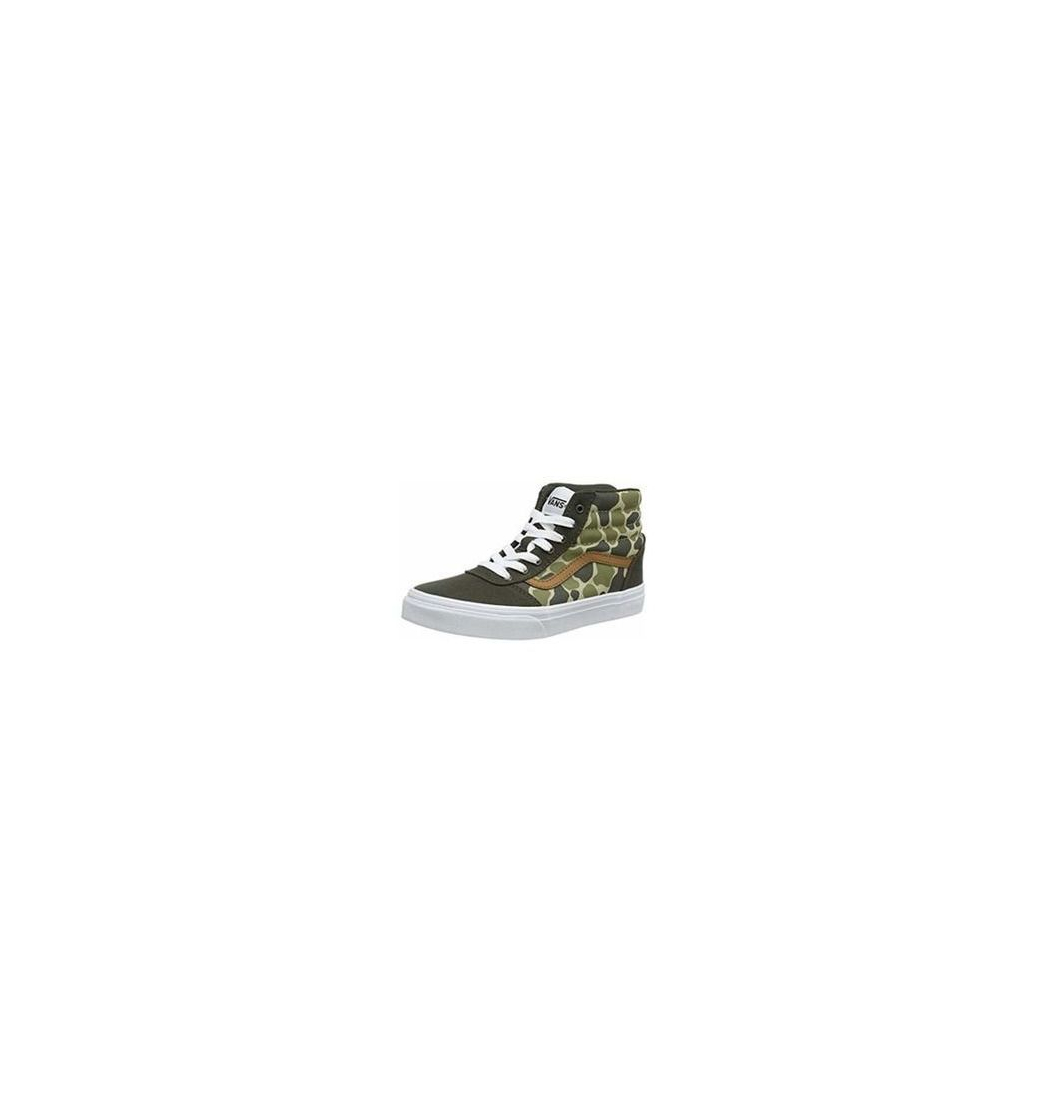 Social Vans Ward Canvas Zapatillas Unisex Niños, Rojo