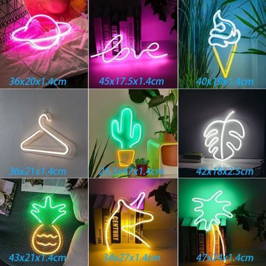 Banana Neon Signs LED Neon Lights Art Wall Luces decorativas Luces de