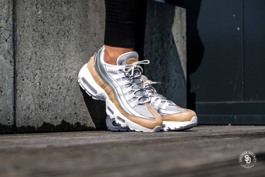 Fashion Nike Wmns Air MAX 95, Zapatillas de Entrenamiento para Mujer, Blanco