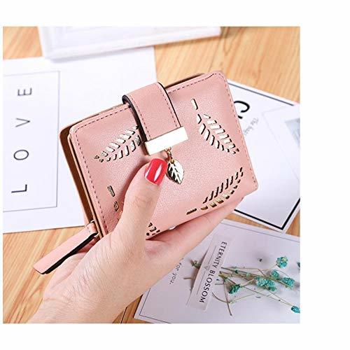 Product ZMMQBD Hollow out Ladies Purse Top Leather Mini Envelope Wallet Women Wallet