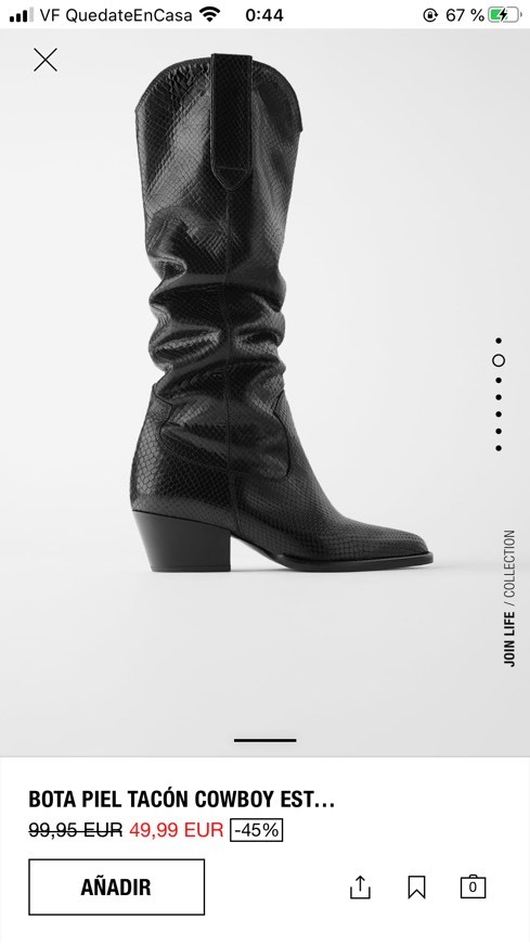 Botas cowboys negras