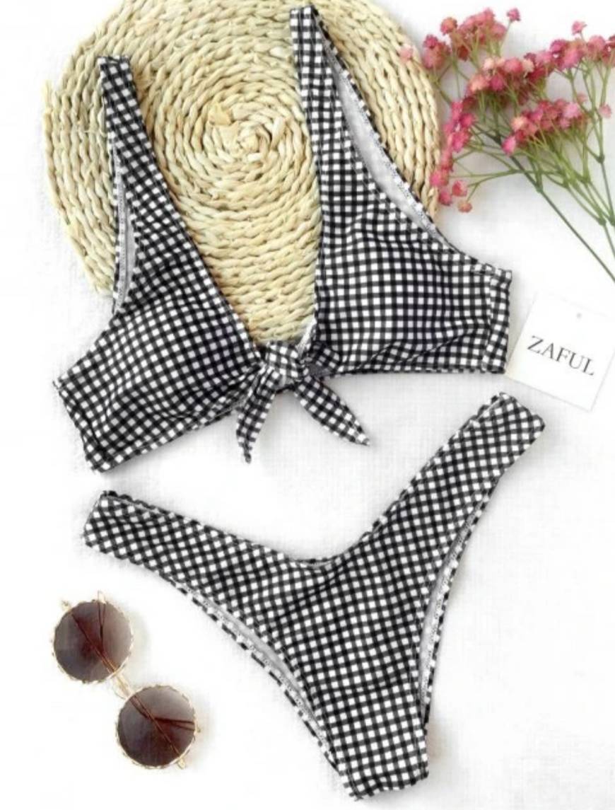 Fashion Bikini Zaful de cuadros