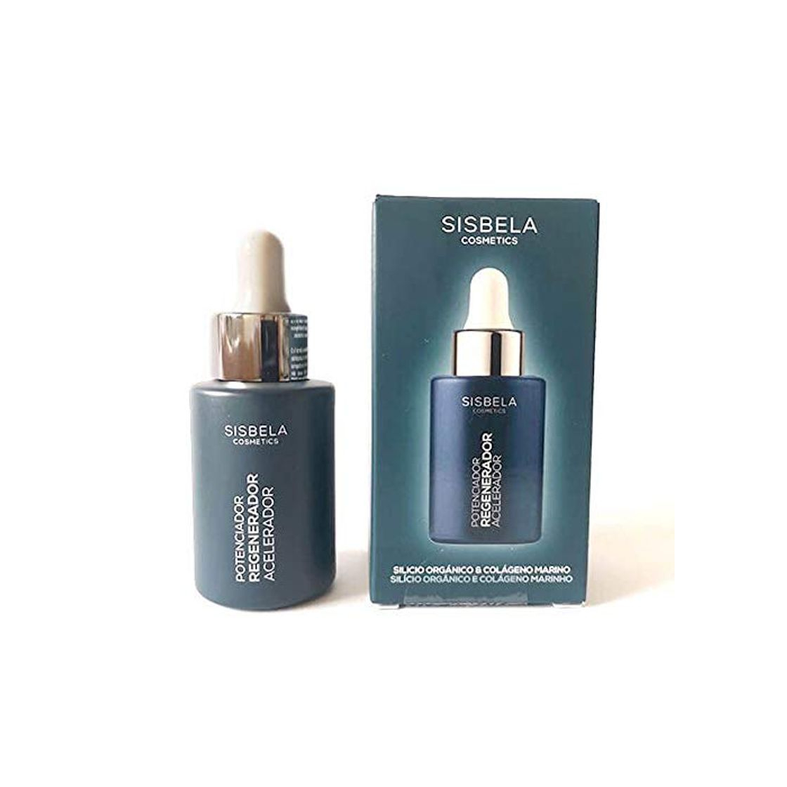 Beauty Sisbela Serum Potenciador Regenerador Acelerador 30ml con Silicio Orgánico y Colágeno Marino