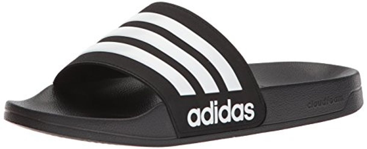 Social adidas Adilette Shower Chanclas Hombre, Negro