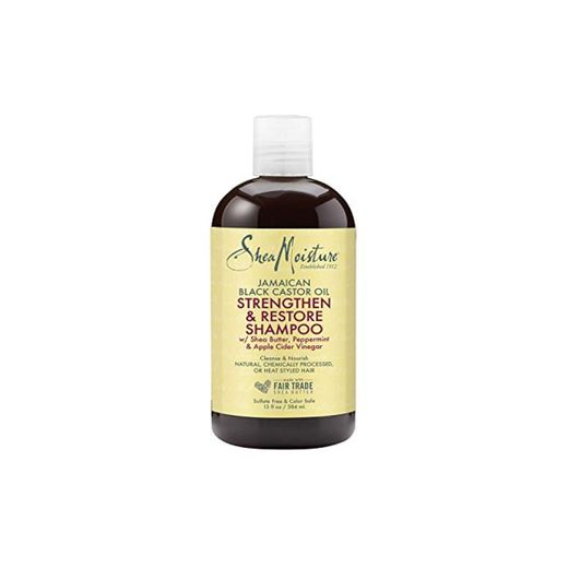 Shea Moisture Jamaican Champú fortalecedor y restaurador de aceite de ricino negro