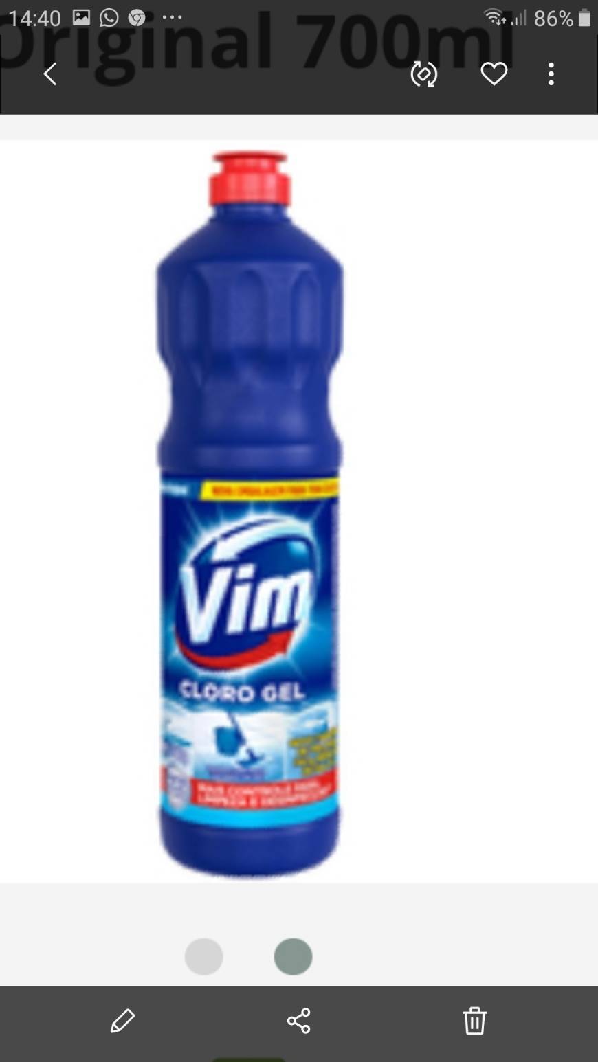 Fashion Vim cloro gel