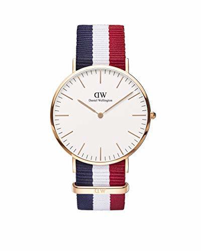 Social Daniel Wellington Reloj con Correa de Acero para Hombre 0103DW