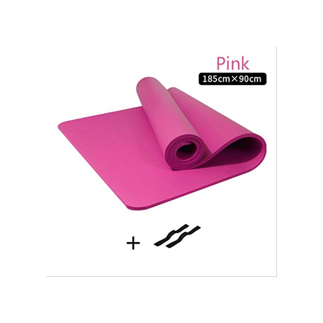 Product STBB Colchoneta de Yoga Agrandamiento Yoga Mat Thickening Fitness Mat para Yoga Principiantes Masculino Gym Pad Antideslizante Culturismo Dance Mat 185xcmx90 2pcs Rosa