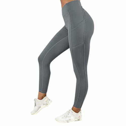 Social SHOBDW Pantalones Mujer Sólido Push Up Leggings Medias Cintura Alta Estiramiento Entrenamiento