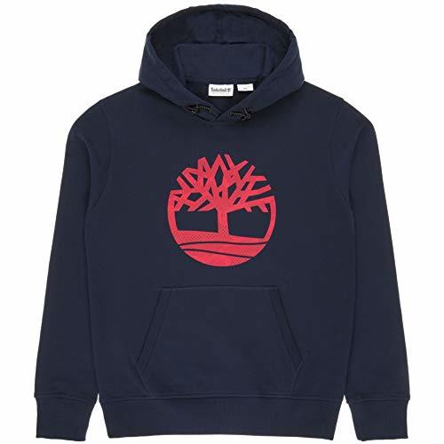 Product Timberland Hoodie Sweat Sudadera con Capucha Hombre Azul