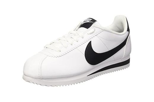 Nike Wmns Classic Cortez Leather, Zapatillas Para Mujer, Blanco