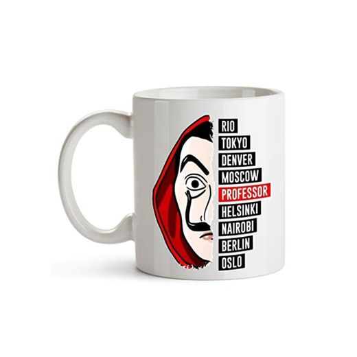 custom-cases Taza de cerámica La Casa de Papel Serie TV Netflix Ideal