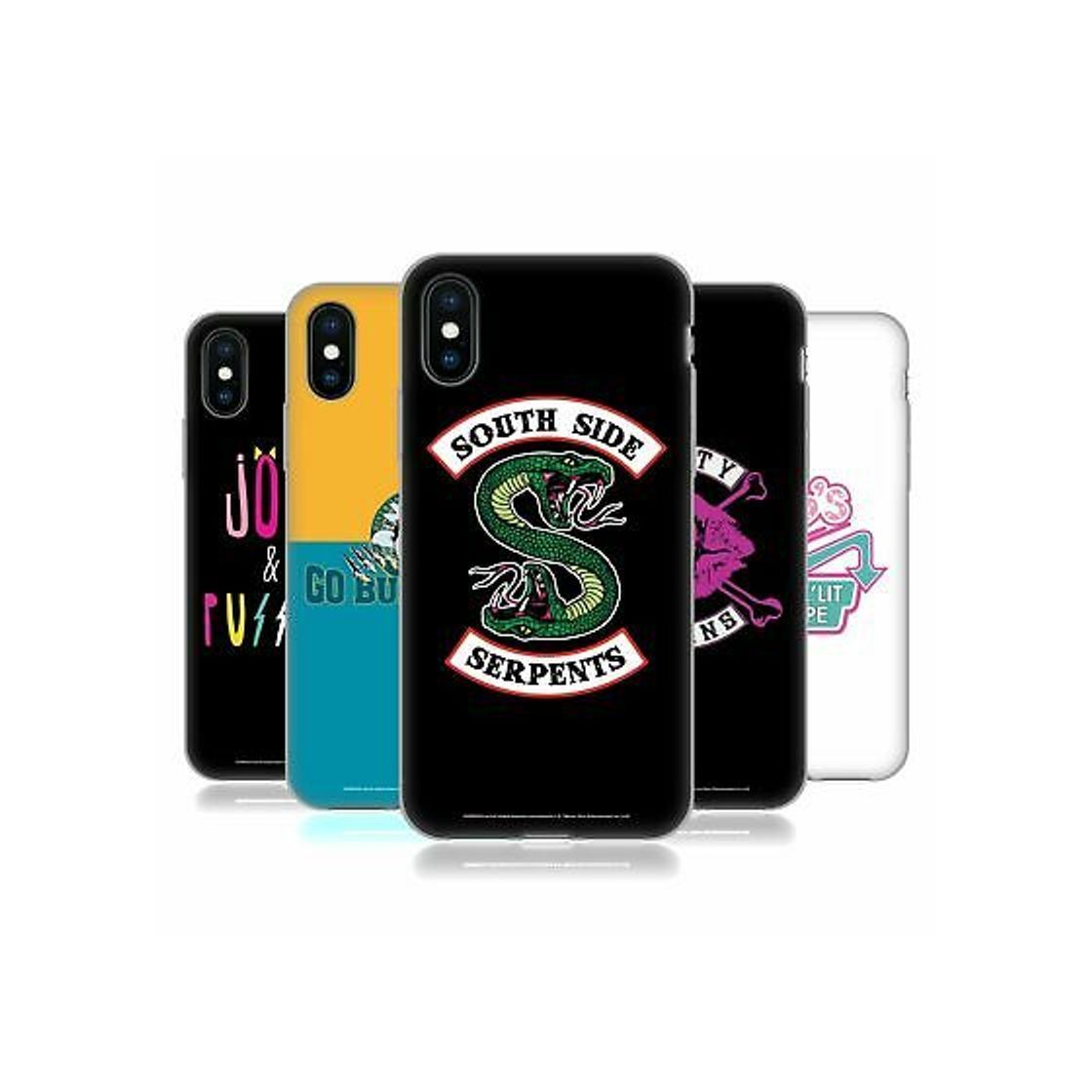 Electrónica Official Riverdale South Side Serpents Graphic Art Soft Gel Case Compatible for