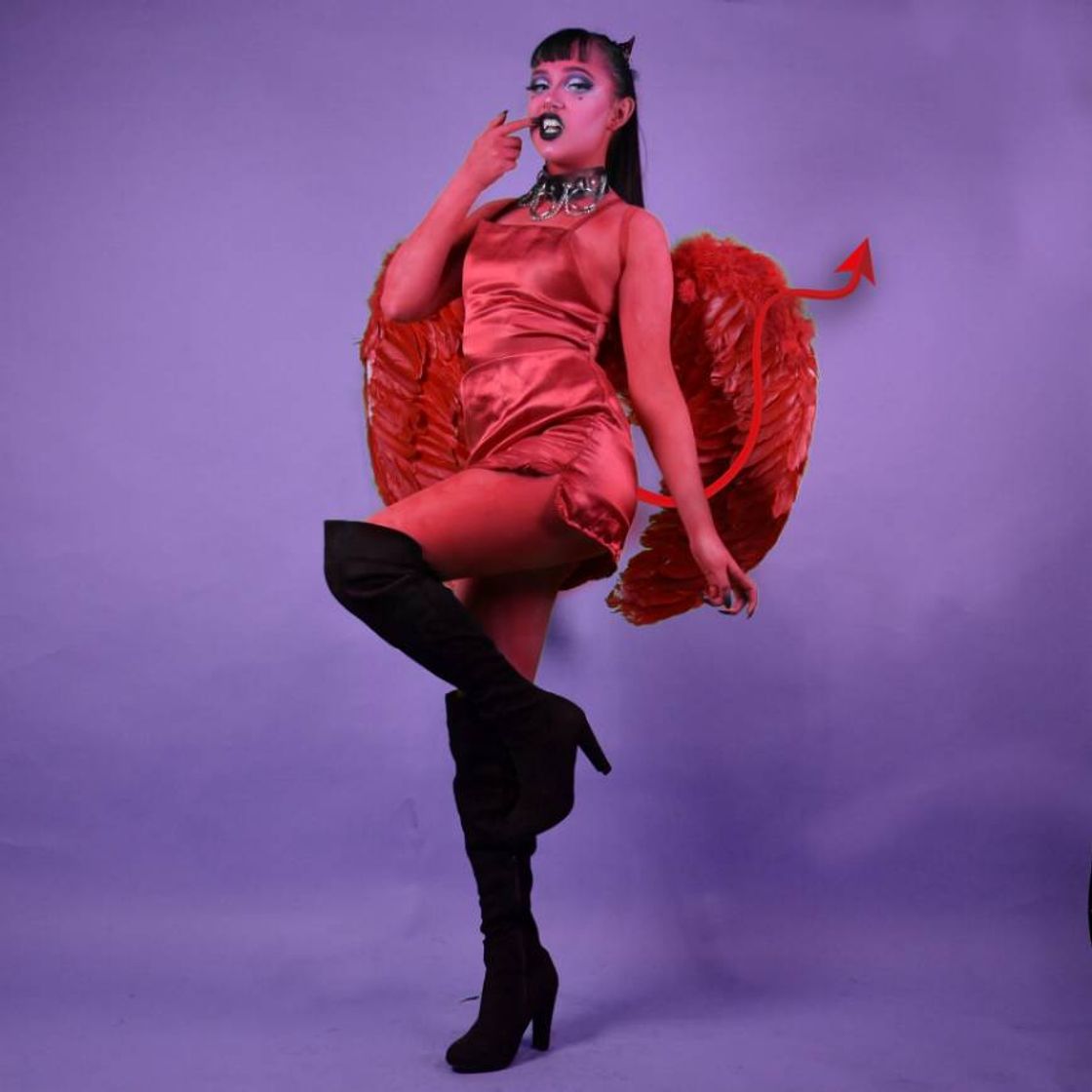 Social Vestido Rojo 