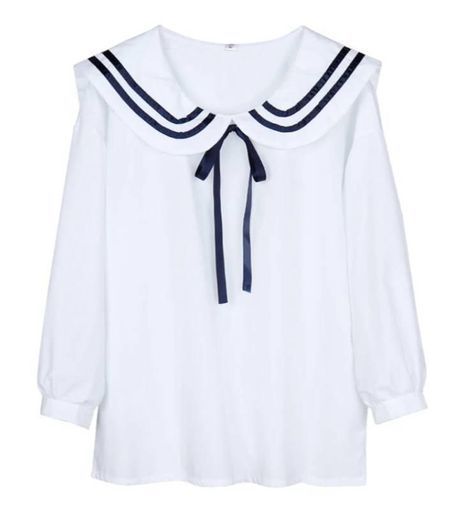 Blusa escolar japonesa marinera 