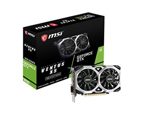 MSI GeForce GTX 1650 Ventus XS 4G OC - Tarjeta gráfica