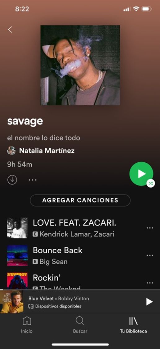 Music Playlist- Savage 