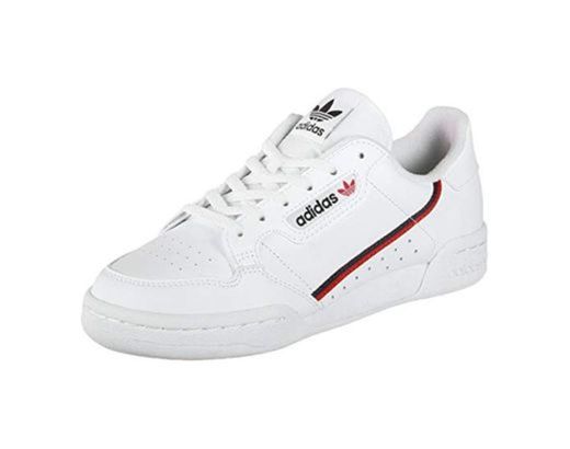 Adidas Continental 80 J, Zapatillas de Deporte Unisex niño, Blanco