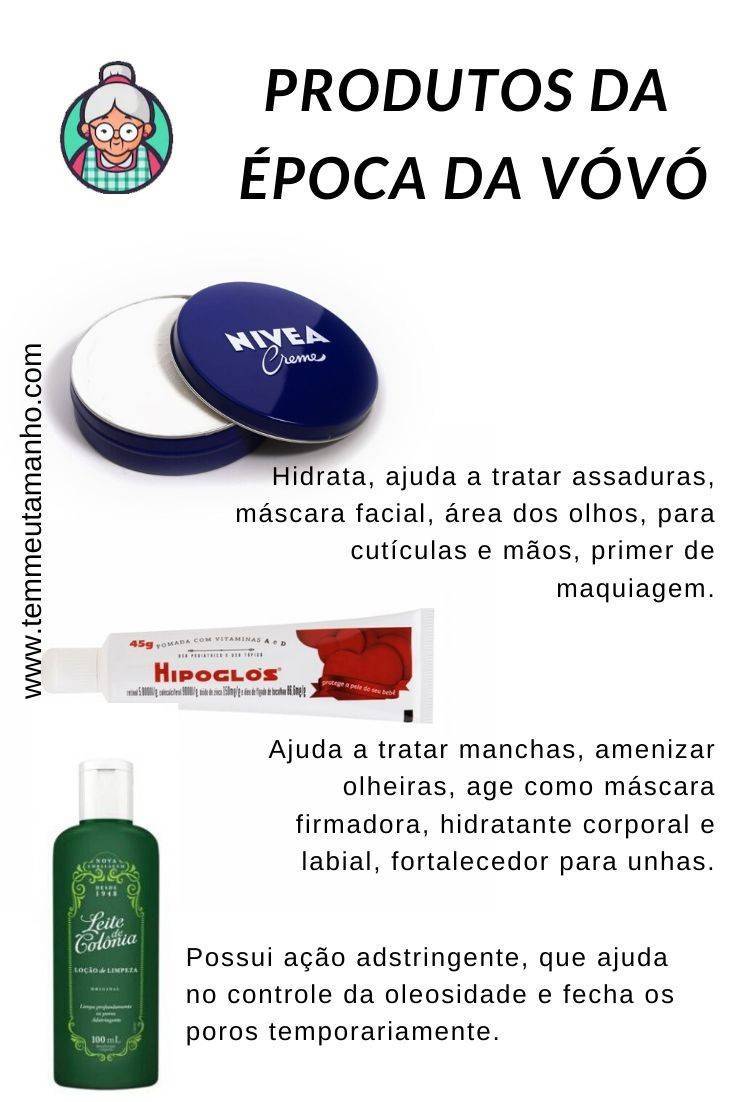 Moda Produtos de beleza da época da vovó 🤯