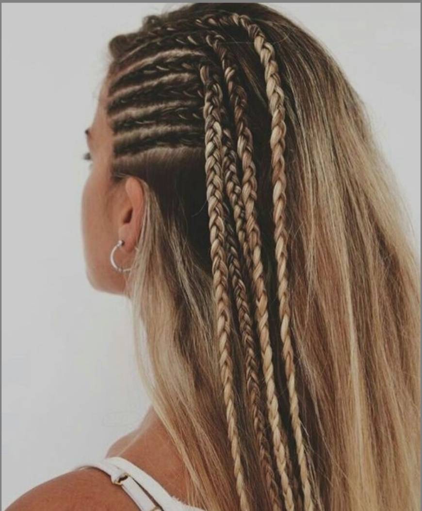 Moda Penteado com tranças