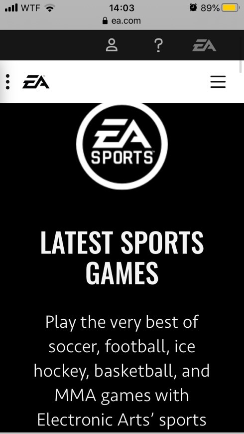 Videogames EA SPORTS - Publisher of FIFA, Madden NFL, NHL, NBA LIVE and ...