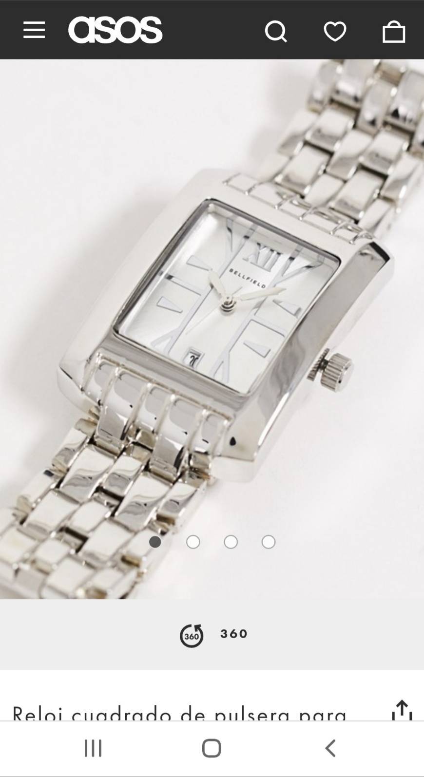 Product Reloj plata