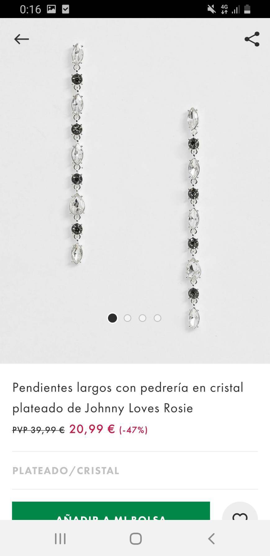 Product Pendientes de pedrería de 'Johnny loves Rosie'