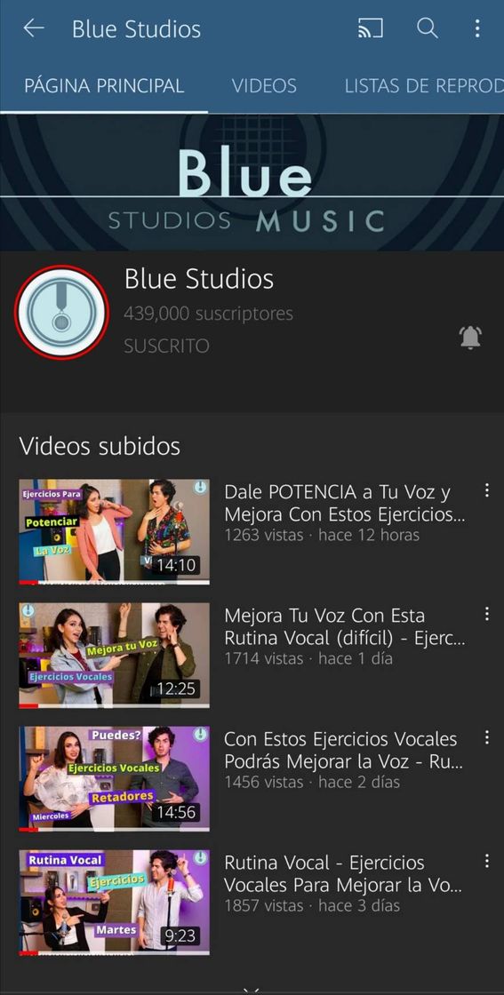 Fashion Blue studio canal de youtube