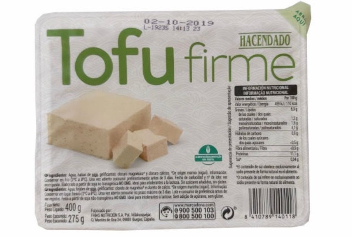 Producto Tofu