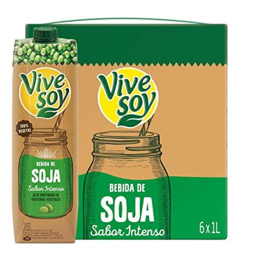 Vivesoy - Bebida de Soja sabor Intenso -  Paquete de 6