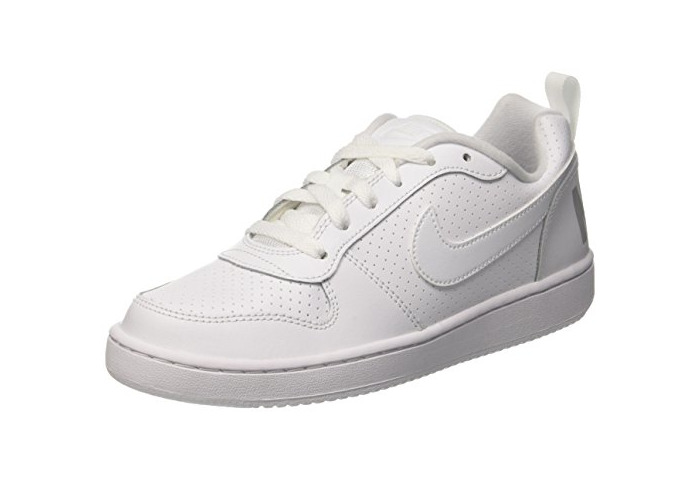 Social Nike Court Borough Low Gs, Zapatillas de Baloncesto Unisex Niños, Blanco