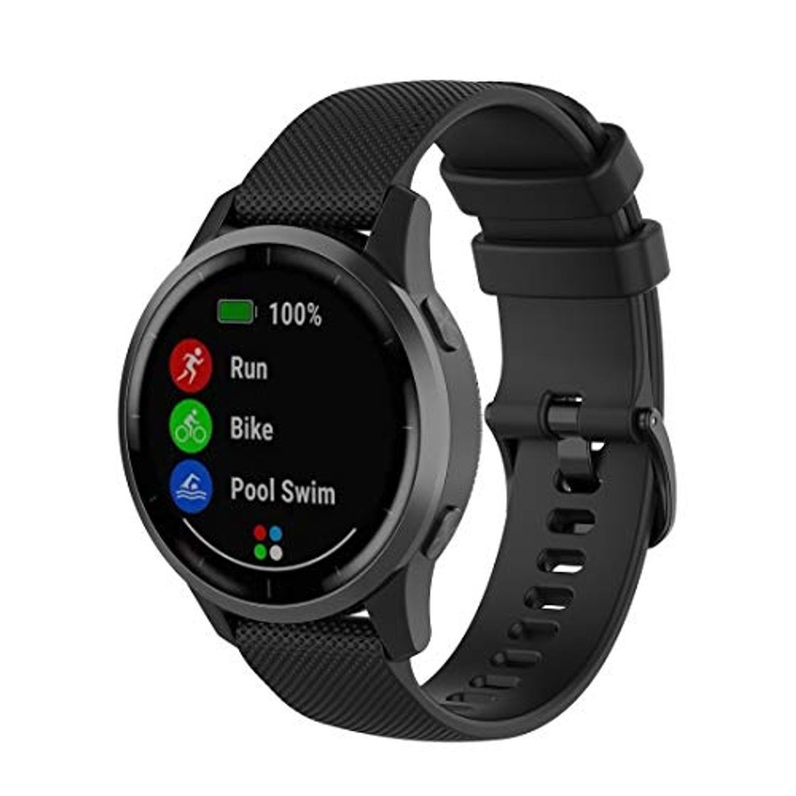 Productos Chenyiyue Correas para Relojes, For la Correa de Silicona Garmin VivoActive 4