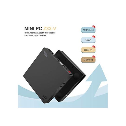 Beelink Z83-V Mini PC Ordenador de sobremesa Soporte Windows 10 Home Sistema,