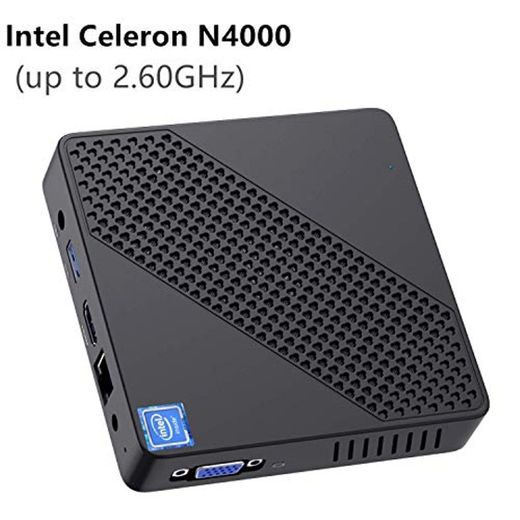 Mini PC sin Ventilador Intel Celeron N4000
