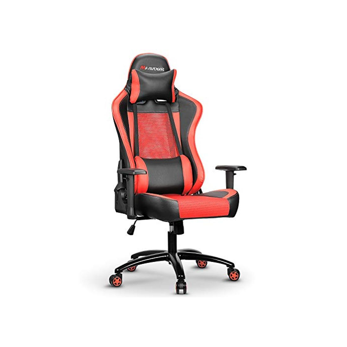 Product mfavour MFAVOR, Silla Gaming, Silla de Computadora con Reposacabezas y Almohada Lumbar,