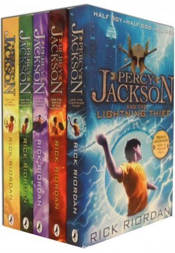 Percy Jackson Rick Riordan 5 Books Collection Pack Set(Percy Jackson and the