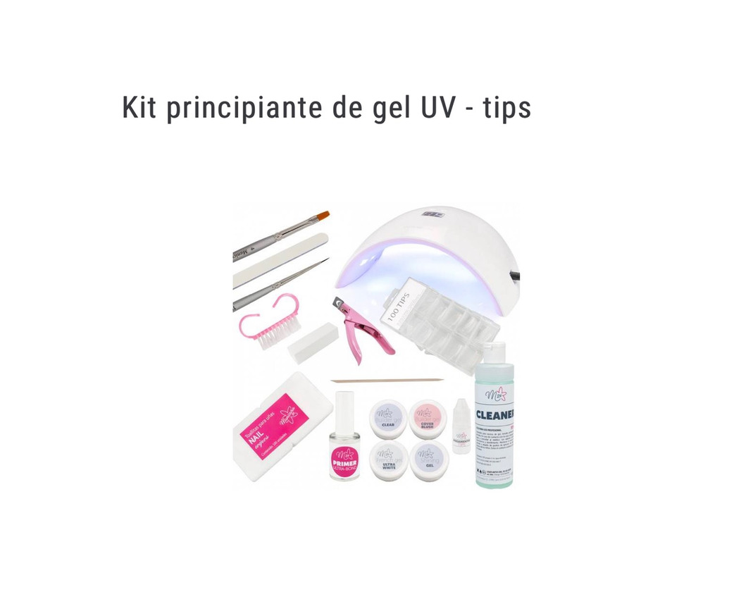 Product Kit principiante de gel UV