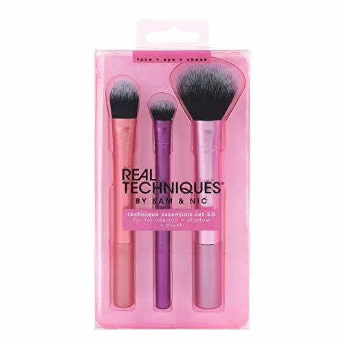 Beauty Real Techniques Travel Esencial Kit Básico de 3 Brochas