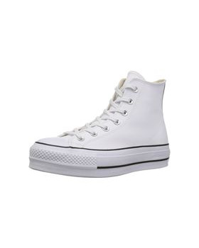 Product Converse Chuck Taylor CTAS Lift Clean Hi, Zapatillas Altas para Mujer, Blanco