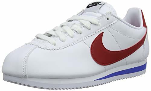 Social Nike Classic Cortez Leather, Zapatillas para Mujer, Blanco