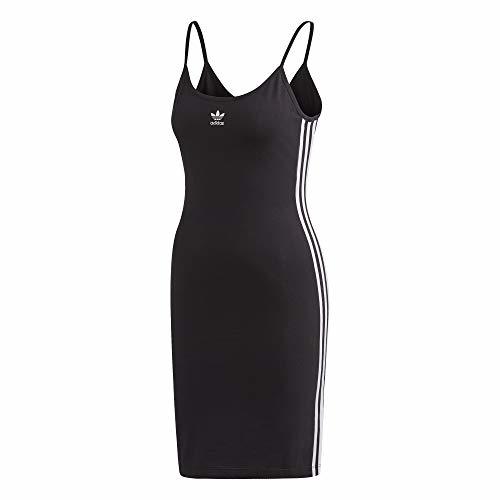 Places Adidas Originals Spaghetti Strap Vestido, Mujer, Negro