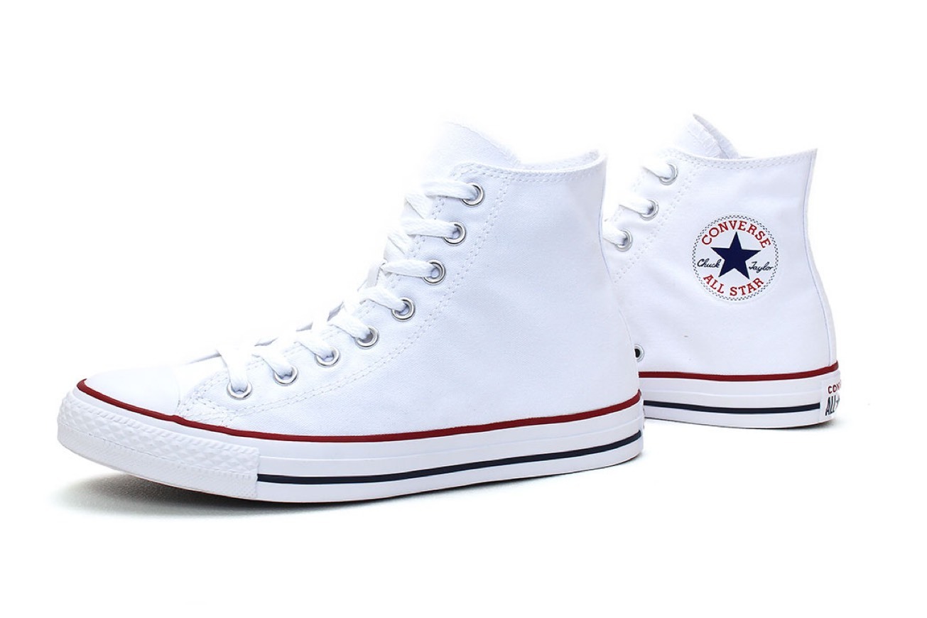 Moda All star high top brancas 