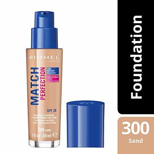 Rimmel London Match Perfection Foundation Base de Maquillaje Tono 400 Natural Beige