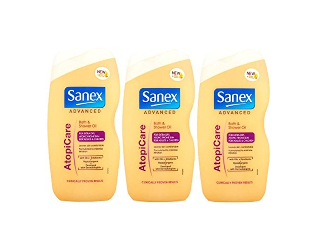 Belleza Sanex Advanced AtopiCare - Aceite de baño y ducha